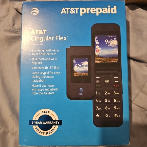 At&t prepaid Cingular Flex flip phone - Picture 1 of 2